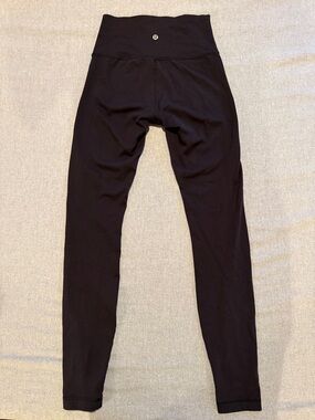 Black full ankle length Lululemon leggings